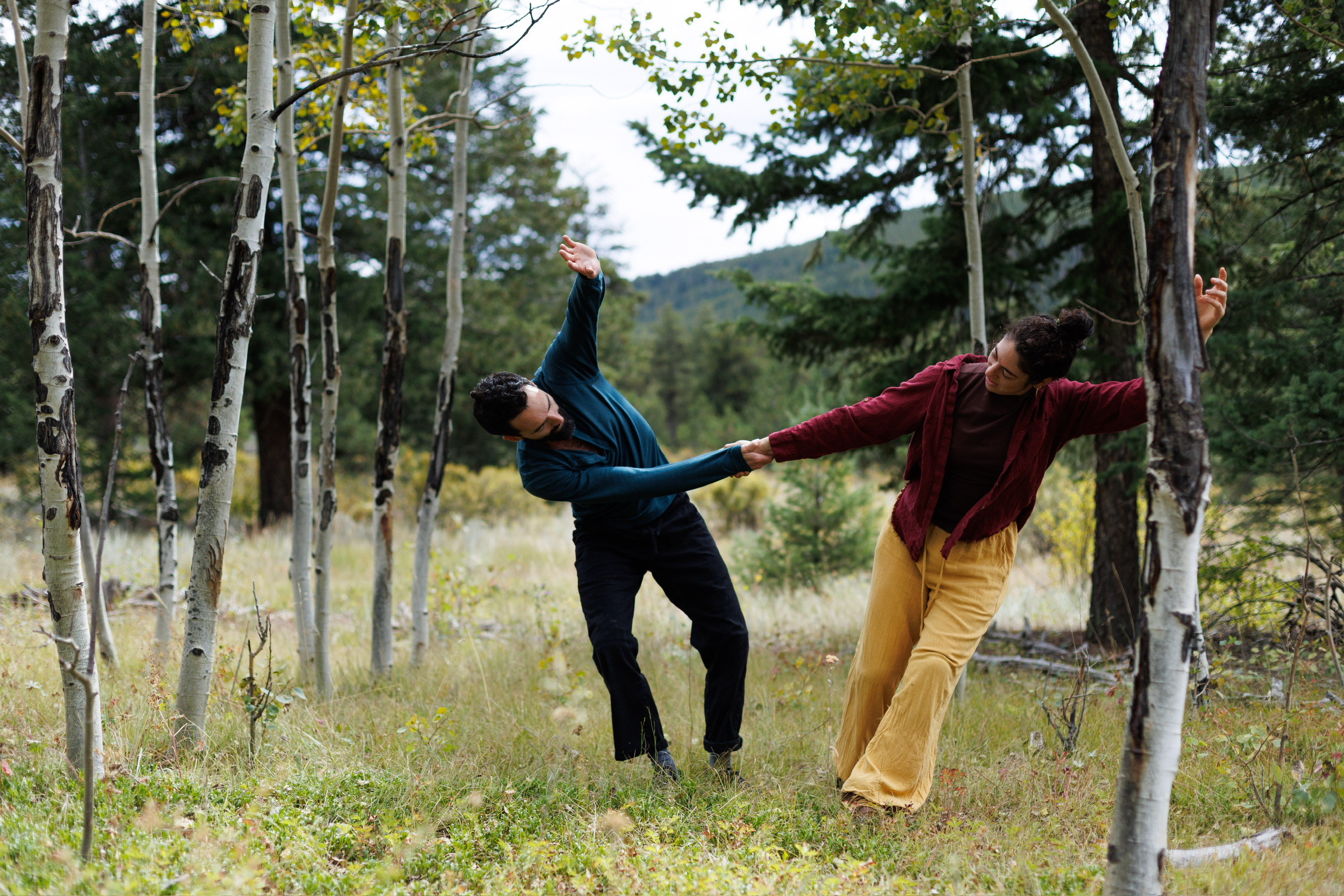 Contact improvisation in nature
