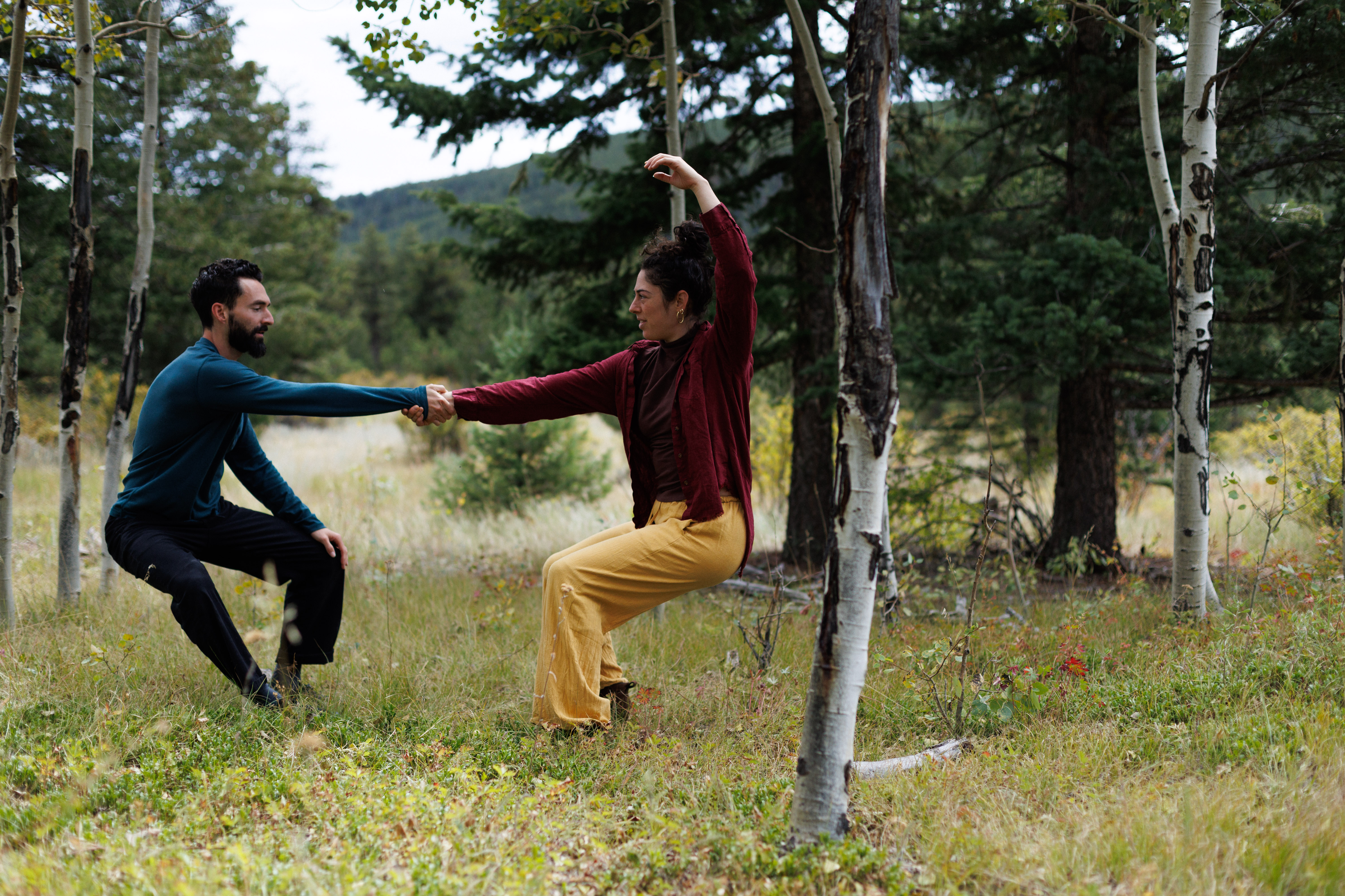 Contact improvisation in nature